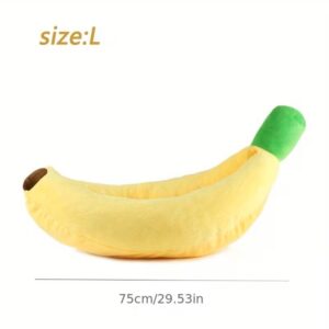 Banán alakú plüss kisállat fekhely több méretben - L
