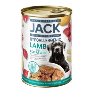 Jack hipoallergén pástétom bárányhús burgonyával-400 g